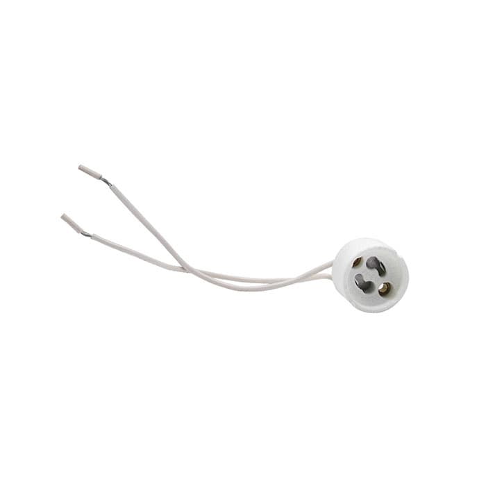 094-004-0002 GU10 15CM PORCELAIN LAMP HOLDER